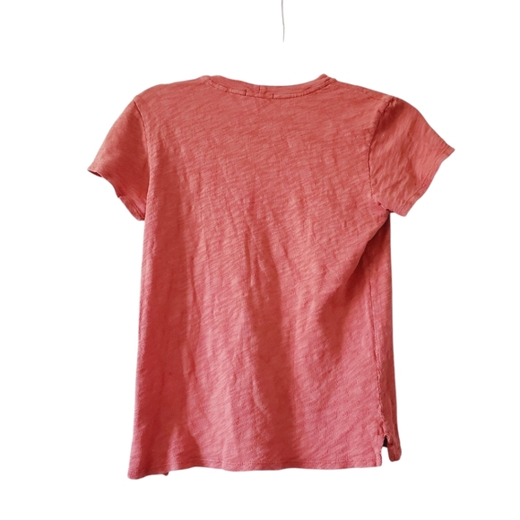 Revolve ATM Cotton Burnout Terracotta Tee XS - Picture 3 of 7